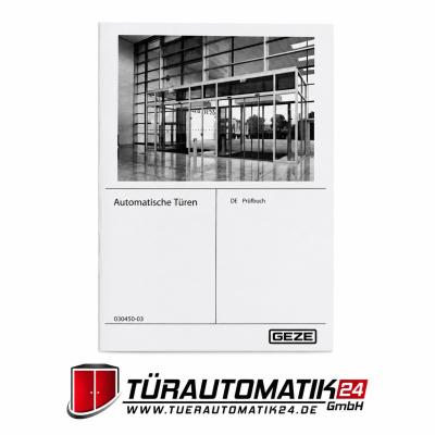 GEZE ,Prüfbuch ,Automatische Türen,030450