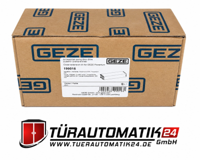 GEZE , Hauben-Anbausatz, Powerturn F/R, mit Rauchschalter GC 151, L.: 200 mm, 199016